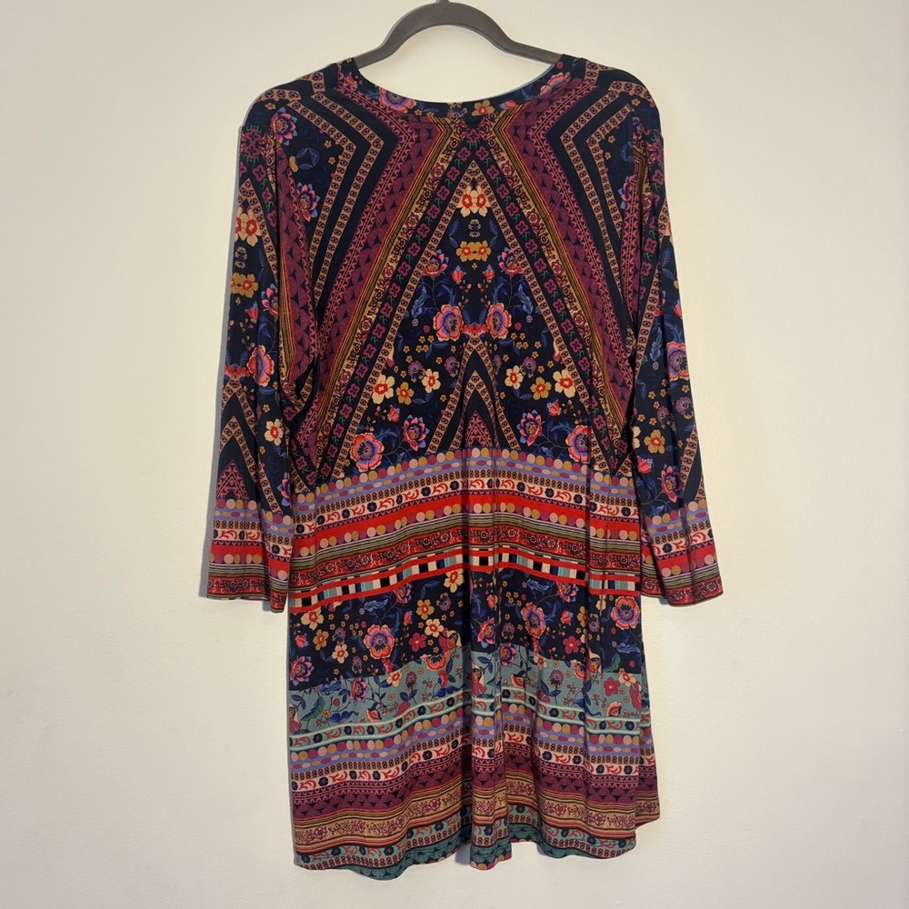 Johnny Was Cruz V Neck Swing Tunic - Picture 8 of 11